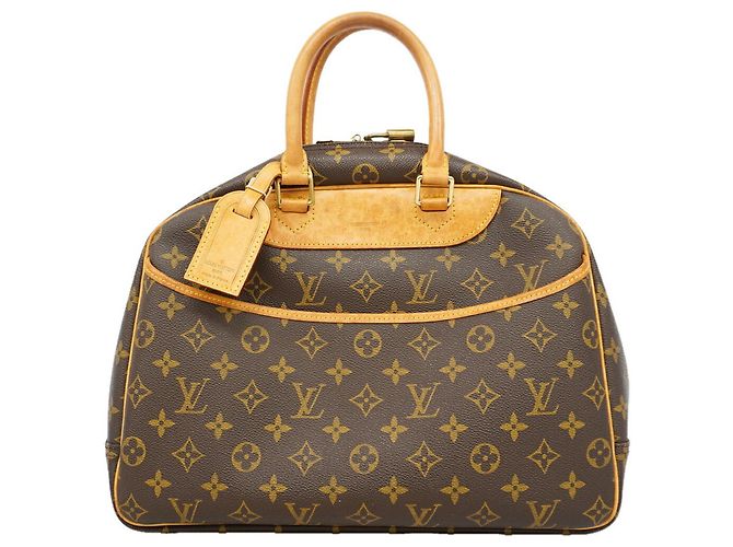 Borsa Louis Vuitton Monogram Deauville Marrone