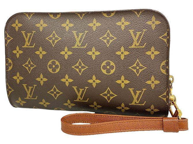 Pochette Louis Vuitton Monogram Orsay Marron