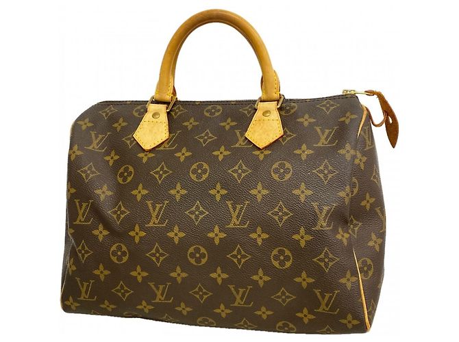 Louis Vuitton Monogram Speedy 30 Handtasche Braun