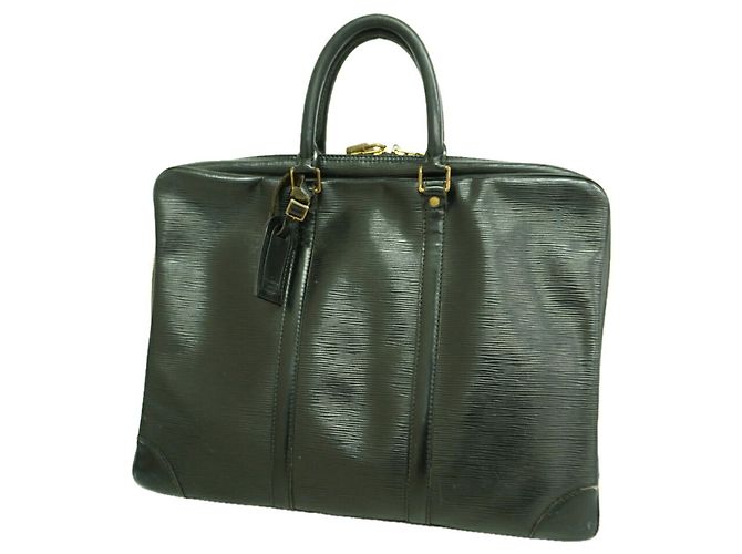Louis Vuitton Epi Leather Briefcase Black