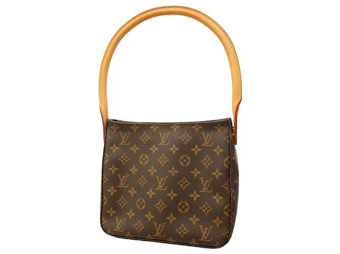 Borsa a Spalla Louis Vuitton Monogram Looping MM Marrone