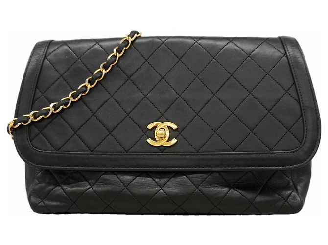 Borsa a Spalla Chanel Matelassé Chain Nero