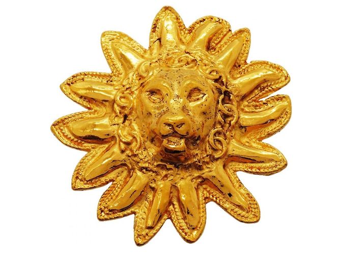 Spilla Chanel Coco Mark Motivo Leone D'oro