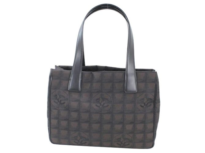 Bolso Chanel New Travel Line Tote PM Dark Brown Marrón oscuro