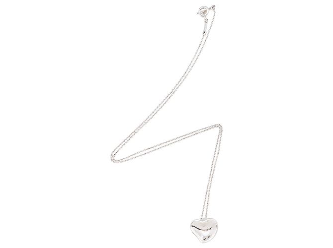Collar Elsa Peretti de plata de ley con corazón entero Tiffany & Co. Metálico