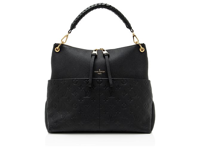 Louis Vuitton Monogram Empreinte Maida Hobo Schwarz