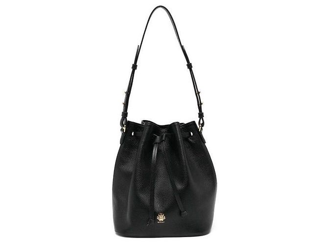 Borsa a secchiello Bally in pelle nera Nero
