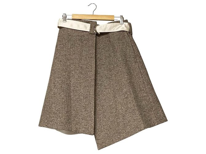 Autre Marque CINOH Wollrock Beige