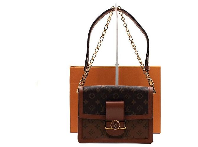 Louis Vuitton Bolsa de Ombro e Bolsa Transversal Dauphine MM Monogram Canvas Multicor