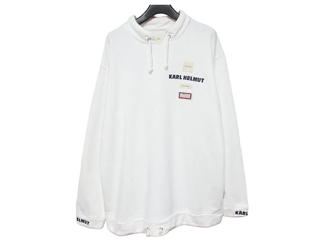 Autre Marque Patchwork Sweatshirt Karl Helmut Weiß 