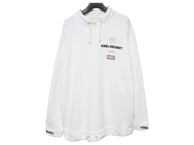 Autre Marque Sweatshirt Patchwork Karl Helmut Branco