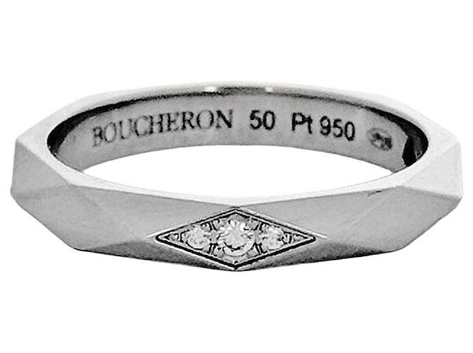 Boucheron Diamantring aus Platin Silber