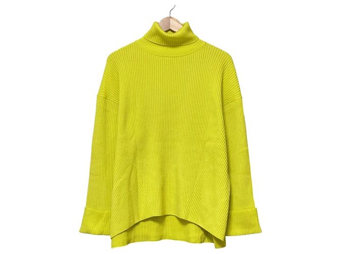 Autre Marque Suéter de punto de lana con cuello alto Ballsey Amarillo