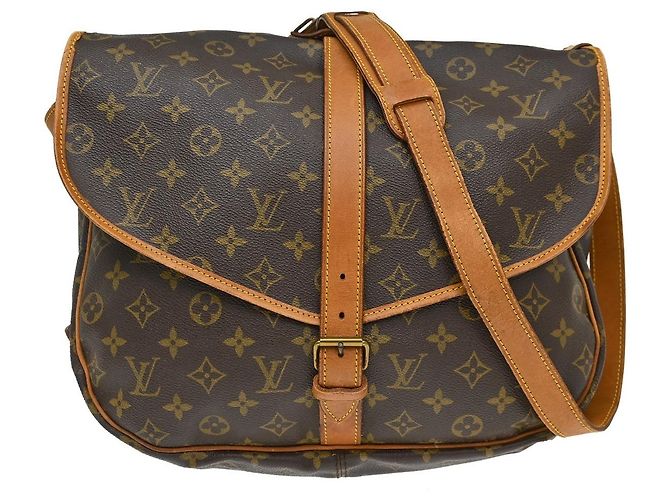 Louis Vuitton Saumur Monogram Canvas Marrom