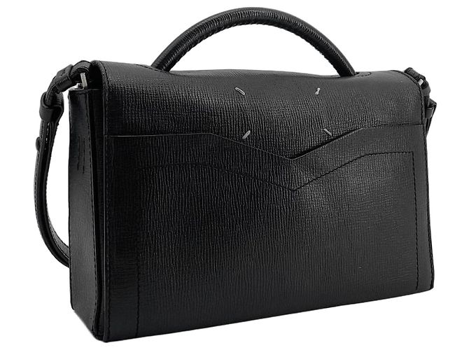 Maison Martin Margiela Bolsa Tote com fivela e Bolsa de ombro Preto