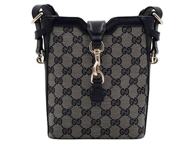 Gucci Piccola borsa a secchiello a tracolla e borsa a tracolla Nero