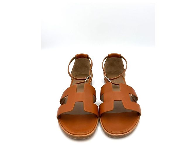 Hermès Sandali Santorini Marrone