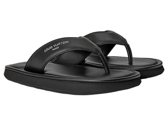 Louis Vuitton Sandali Flip-Flop Neri Nero