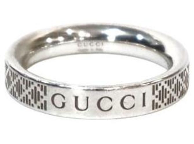 Gucci Dünner Ring Diamante Größe Silver Silber
