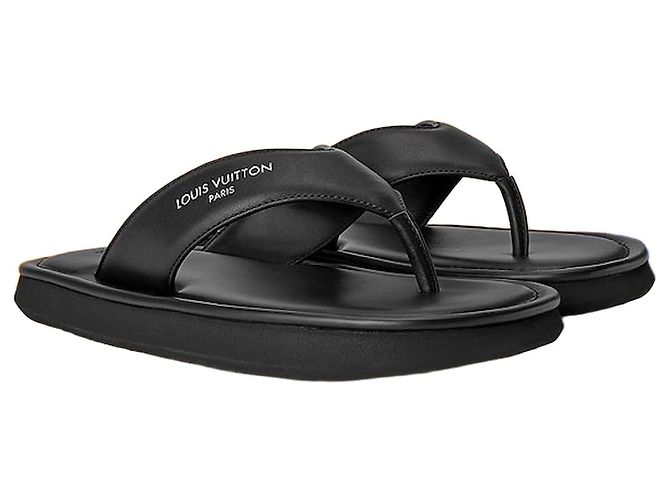 Louis Vuitton Sandali Flip-Flop Neri Nero