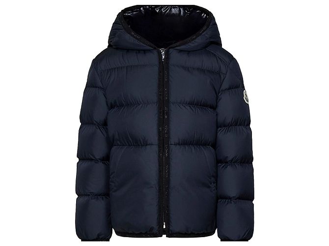 Moncler Kids MATTAN Down Jacket Navy Black