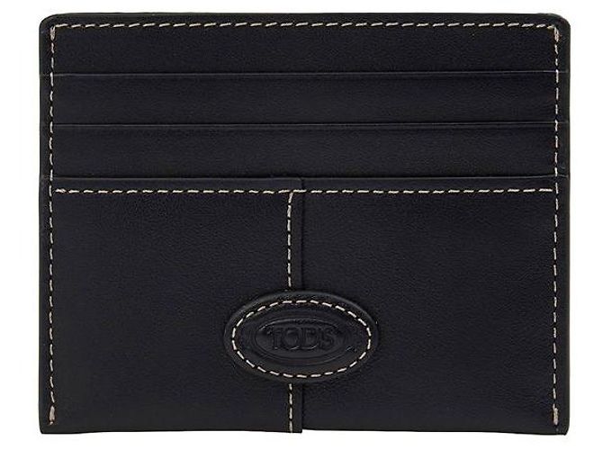 Tod's Leather Cardholder Black
