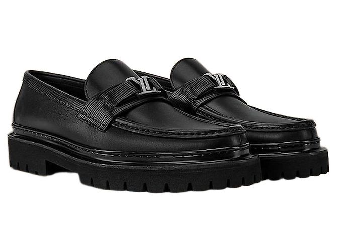 Louis Vuitton Major Loafer Black Schwarz