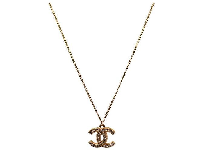Chanel Collar Cubic CC Dorado
