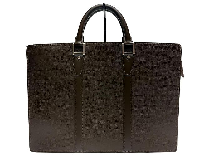 Louis Vuitton Sac Document Tiga Lozan Marron Unisexe