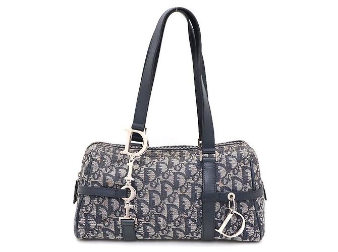 Dior Bolsa Tote e Bolsa de Ombro Oblique D-Ring Azul