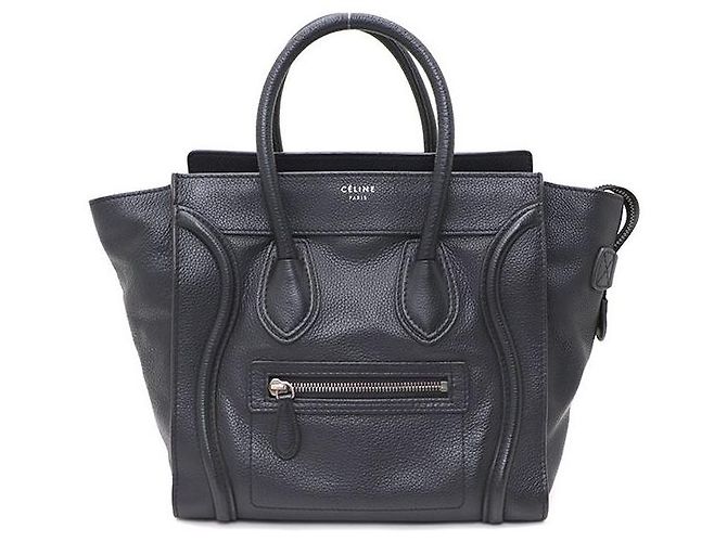 Céline Micro Borsa Tote Luggage Nero
