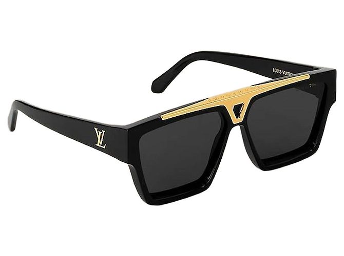 Louis Vuitton Evidence Sunglasses Black Acetate Frame