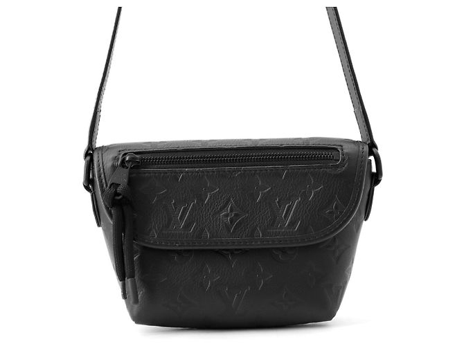 Borsa a tracolla Louis Vuitton Monogram Shadow Nero
