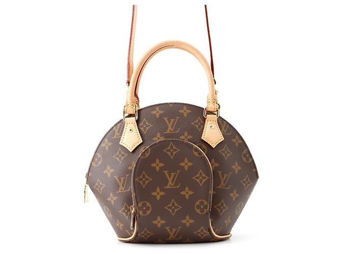 Sac à main Louis Vuitton Monogram Ellipse PM Marron