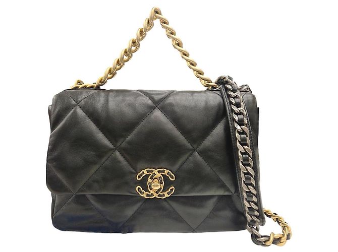 Sac à main Chanel 19 Large Noir