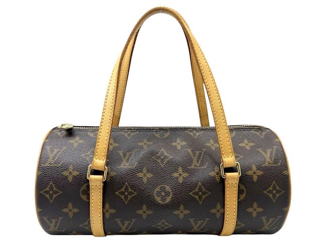 Bolso Boston Louis Vuitton Monogram Papillon 26 Castaño