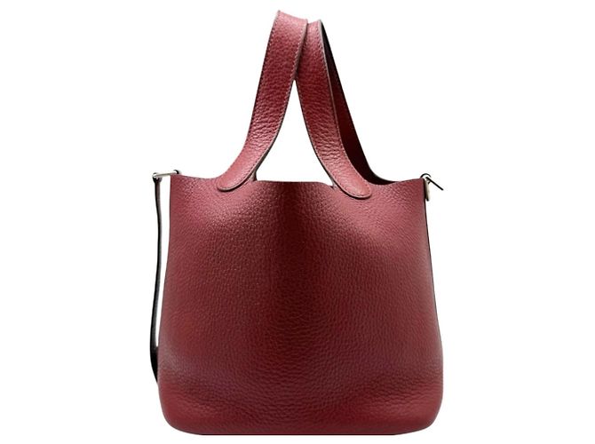 Hermès Bolsa HERMES Picotin Lock PM Vermelho