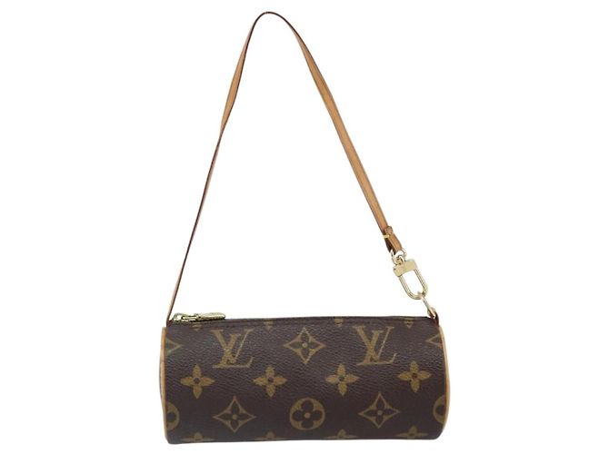 Louis Vuitton Papillon Pochette Monogram Canvas Mini Marrone