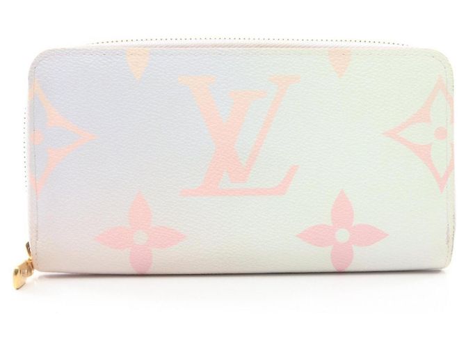 Cartera Zippy Louis Vuitton Monogram Spring in the City Rosa Multicolor