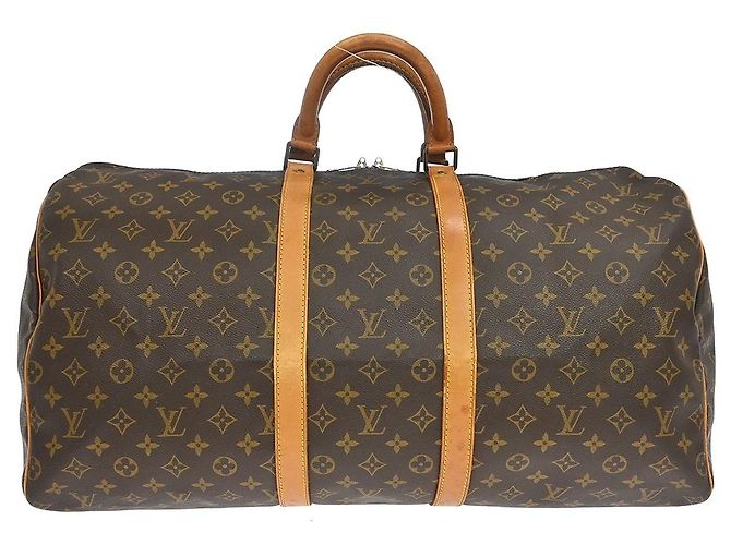 Louis Vuitton Keepall Monogram 55 Marrone
