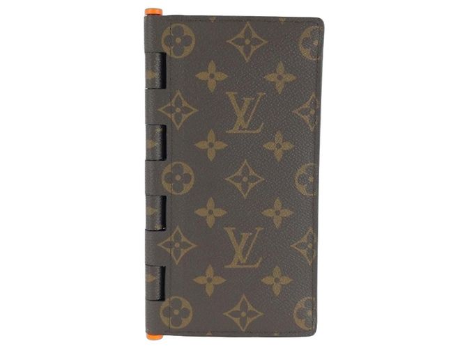 Cartera Louis Vuitton Monogram Solar Ray Brazza Hinge Castaño