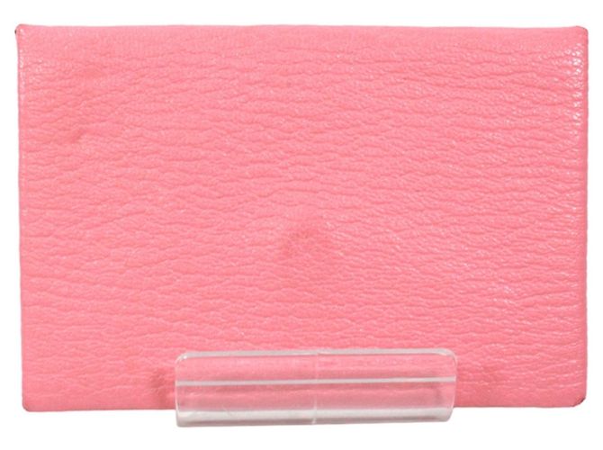 Hermès Calvi Verso Kartenetui Pink Rot