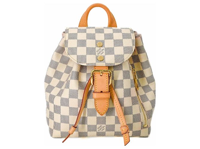 Louis Vuitton Damier Azur Speron Backpack White