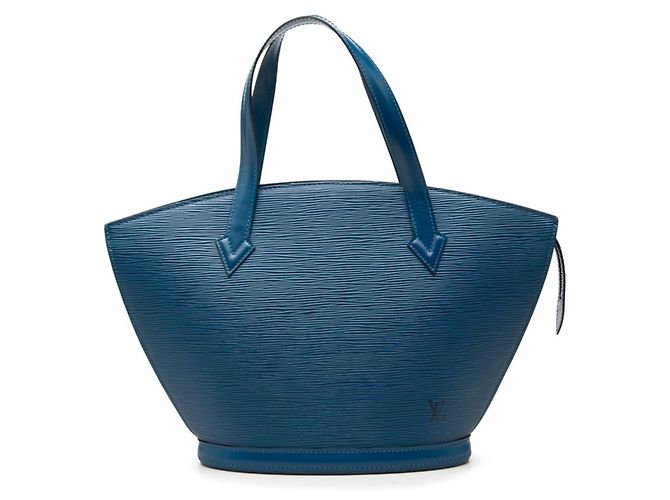 Louis Vuitton Epi Saint Jacques Handtasche Blau
