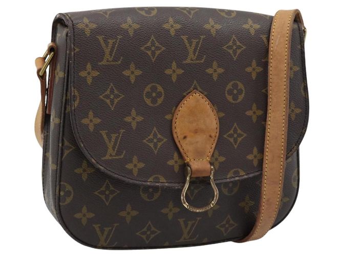 LOUIS VUITTON Bolsa de Ombro Monogram Saint Cloud GM M51242 LV Auth bs36668 Monograma
