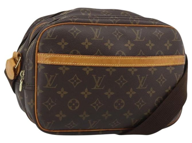 LOUIS VUITTON Monogram Reporter PM Schultertasche M45254 LV Auth BA14663 Monogramm