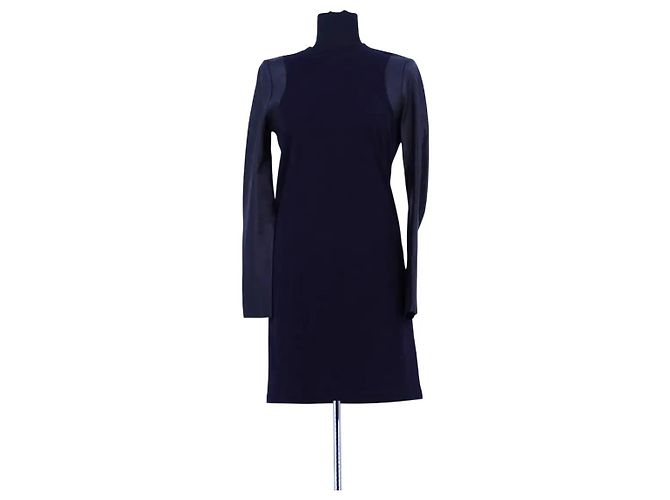 Balenciaga Schwarzes Wollkleid