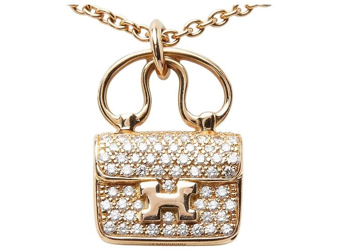 Hermès Collier pendentif Amulette Constance Hermes 