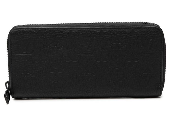 Cartera Zippy en cuero Taurillon Monogram Louis Vuitton Negro