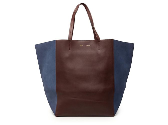 Céline Borsa Cabas Celine Cabas Phantom Rosso Bordò Blu navy 